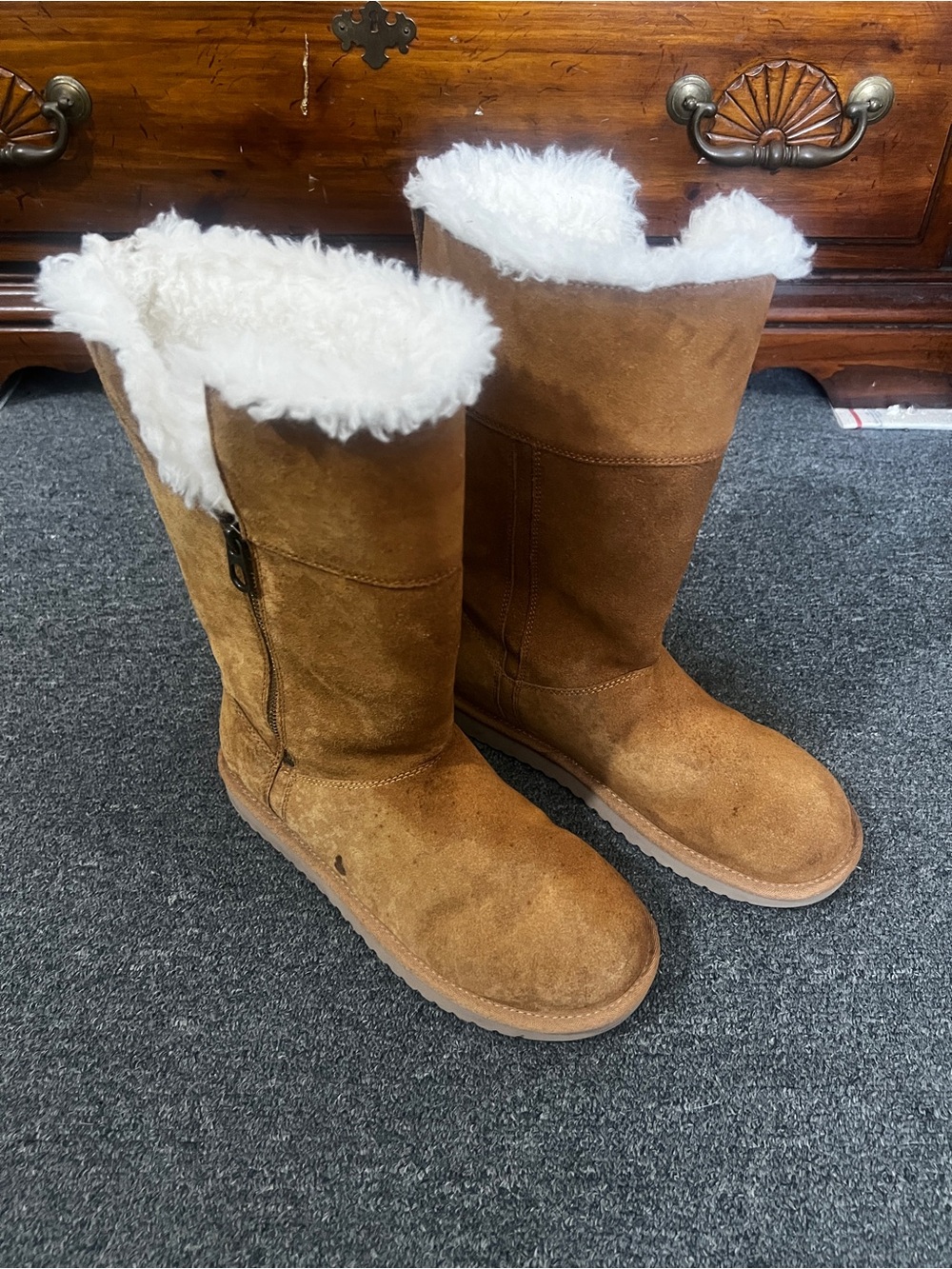 Koolaburra by UGG Aribel Tall Boots Chestnut Women’s 8